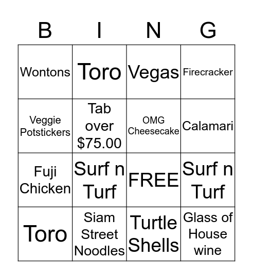 Wednesday Morning BINGO winner $5.00 Bingo Card