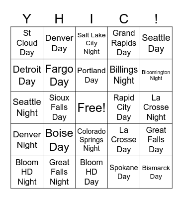 Line = 10 Min Break Black out = $50 gift card Bingo Card