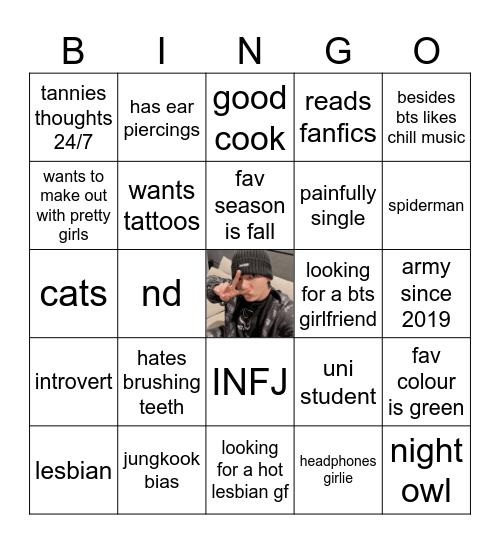 BYEGOOGIE Bingo Card