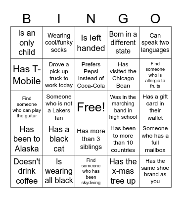 ASV Friendsgiving Bingo Card