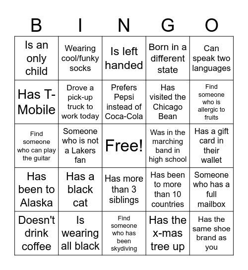 ASV Friendsgiving Bingo Card