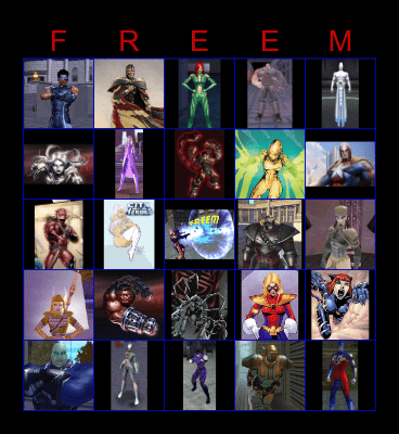 Old School Classic #1 Bingo Card