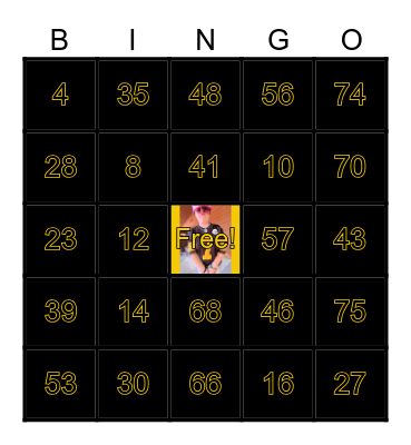 Alexis Senior Send off Bingo Card