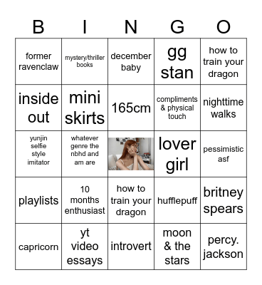 Sanders Family Bingo Card