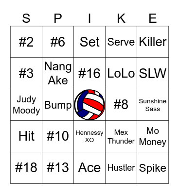 Sao Lao Warriors Bingo Card