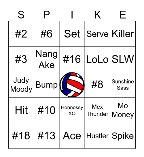 Sao Lao Warriors Bingo Card