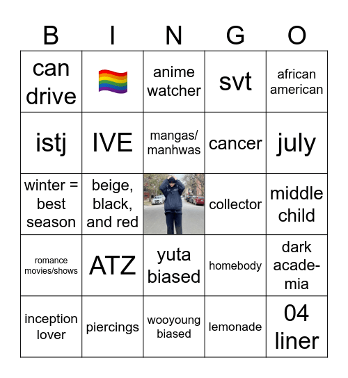 𝒟𝑅𝐼𝒫𝒫𝐸𝒟𝒯𝒯’𝒮 Bingo Card
