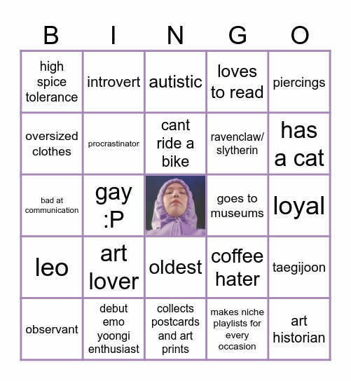 starrybbyoongs bingo Card