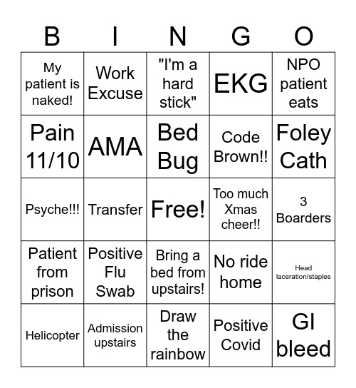 ED BINGO Card