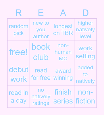 Natively Bingo 2024 Bingo Card