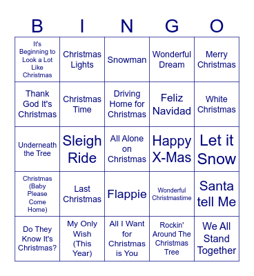 B&B Kerstborrel & Bingo Card