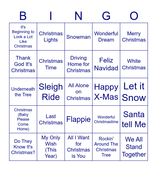 B&B Kerstborrel & Bingo Card