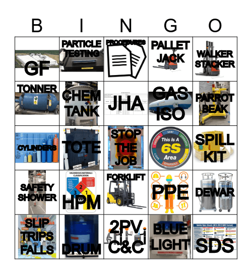 AIR LIQUIDE Bingo Card