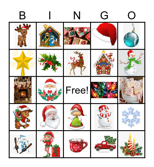 CCP Christmas Bingo 23 Bingo Card