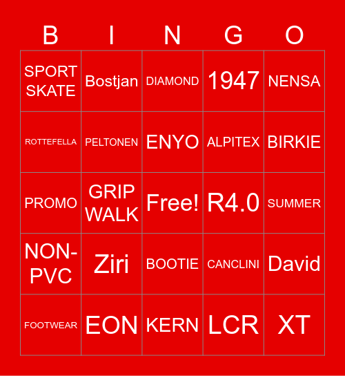 ALPINA Bingo Card
