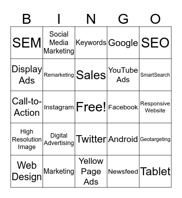 Fergus Falls Lunch & Learn Bingo Card