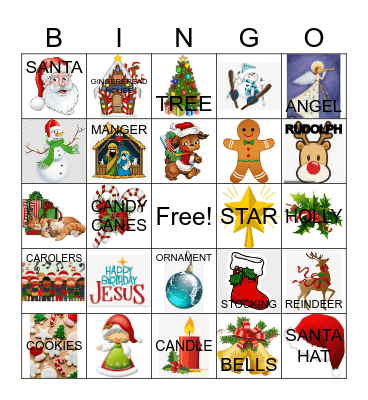 Christmas Bingo Card