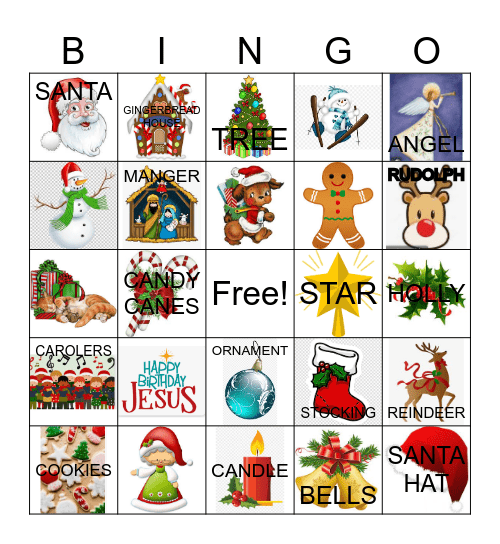 Christmas Bingo Card