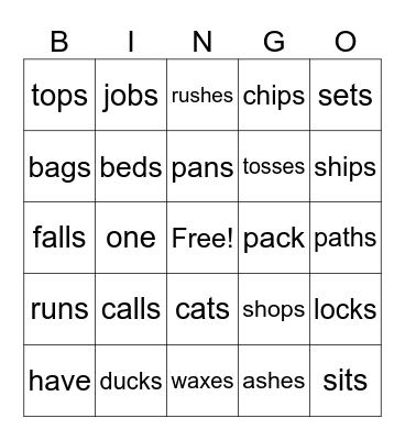 WRS 1.6 Bingo Card