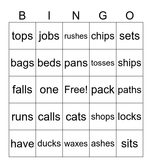 WRS 1.6 Bingo Card