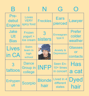 EnArmy93 Bingo Card