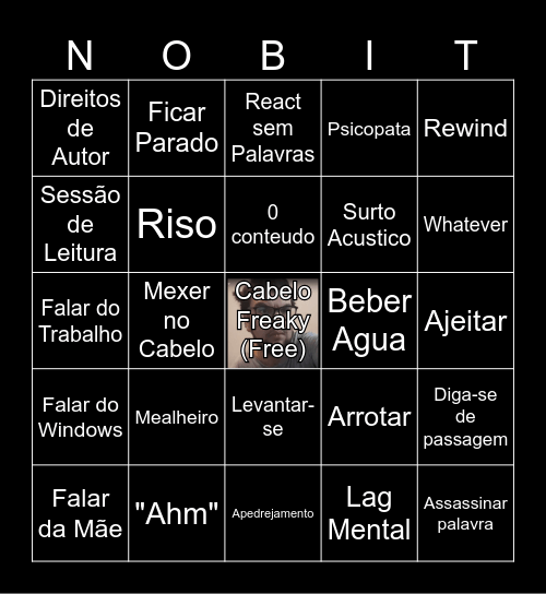 BINGO NOBITA Bingo Card