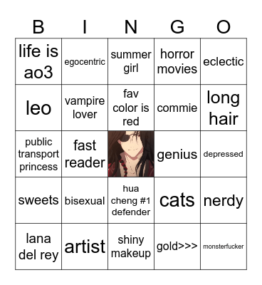 lele bingo Card
