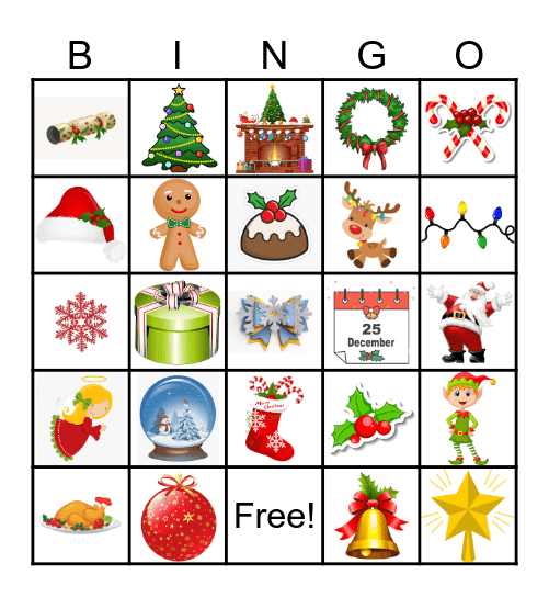 GSC Christmas Bingo Card