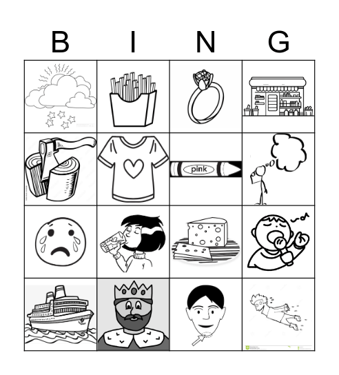 BEGIN TO BLEND and BEGINNING READERS Bingo Card