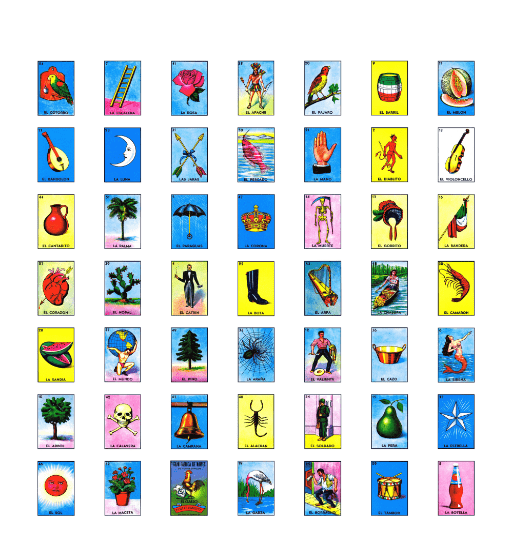 LOTERÍA MEXICANA Bingo Card