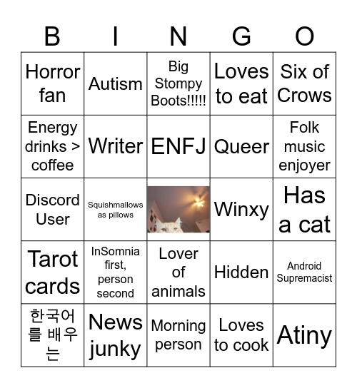 galaxy bingo Card