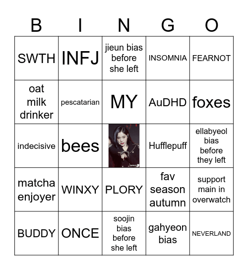 rawberry bingo 2.0 Bingo Card