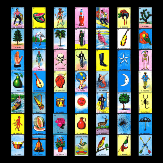 Gran Loteria Mexicana Bingo Card