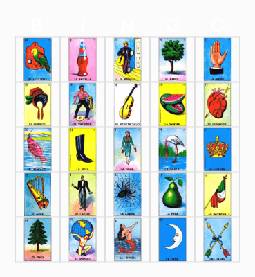 Foundation Loteria Bingo Card