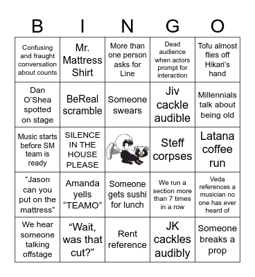 PANTO TECH BINGO Card