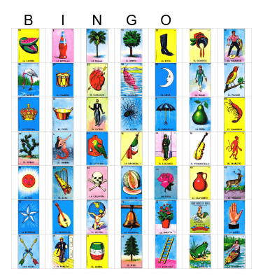 Foundation Loteria Bingo Card