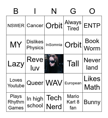 ejsdbsh bingo!!! Bingo Card