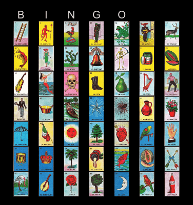 Loteria Mexicana Bingo Card