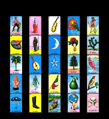 Loteria Bingo Card