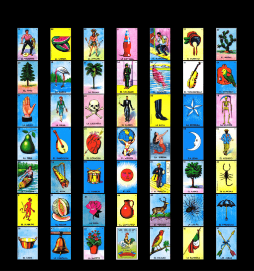 Loteria Bingo Card