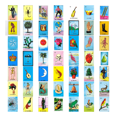 Loteria Bingo Card