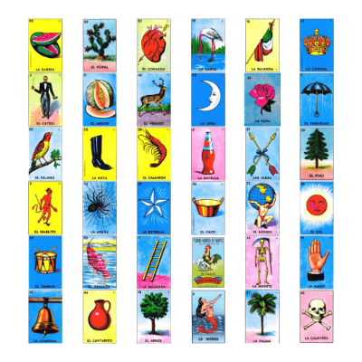 Loteria Bingo Card