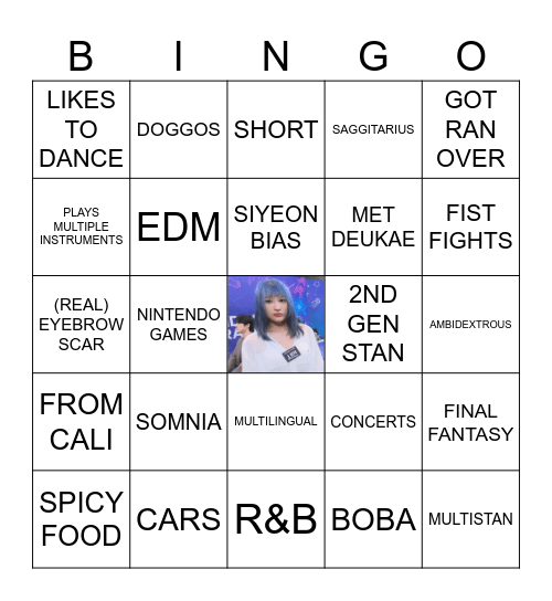 INSOMNYANYA'S Bingo Card