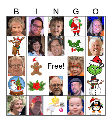 HOLIDAY BINGO Card
