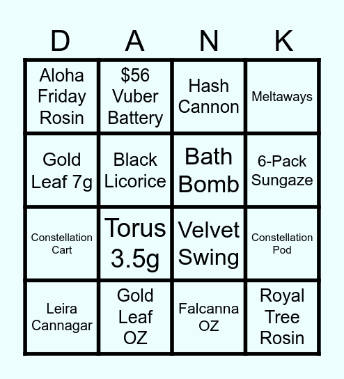 Danksgiving! Bingo Card