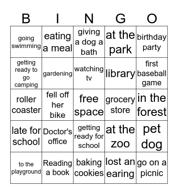 Inference Bingo Card
