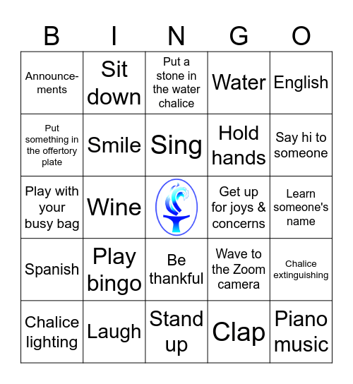 What Will You Bring to the Feast? Bingo Card
