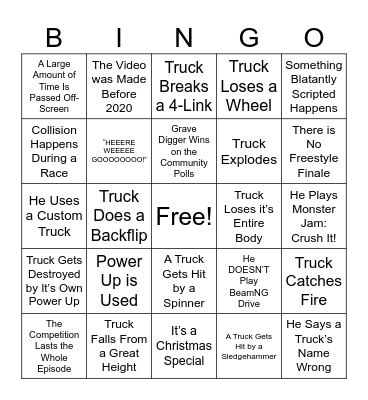 Mace Mace TV Bingo! Bingo Card