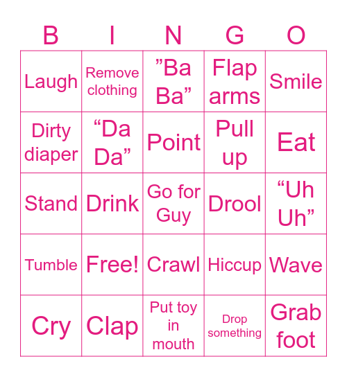 Birthday Girl Bingo! Bingo Card