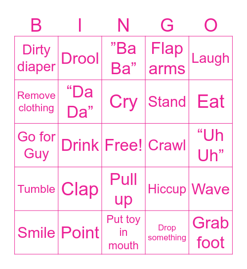 Birthday Girl Bingo! Bingo Card